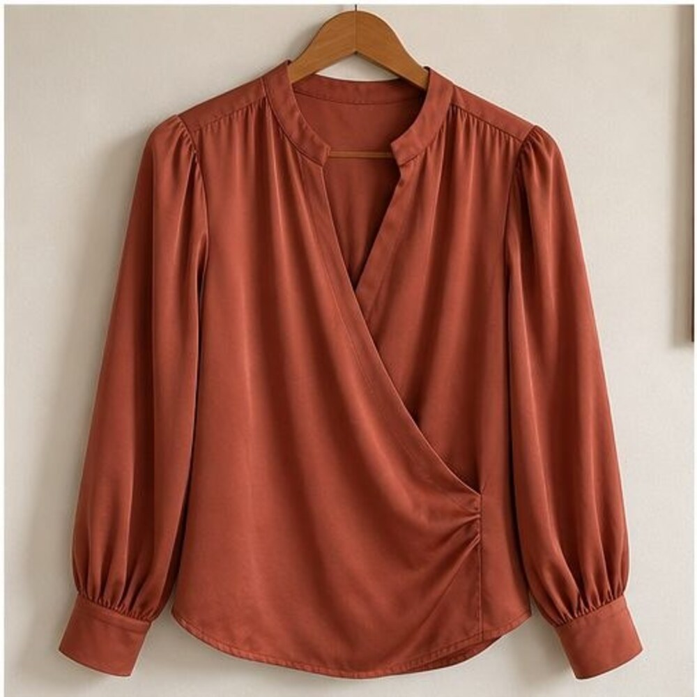 Rust Tunic Blouse